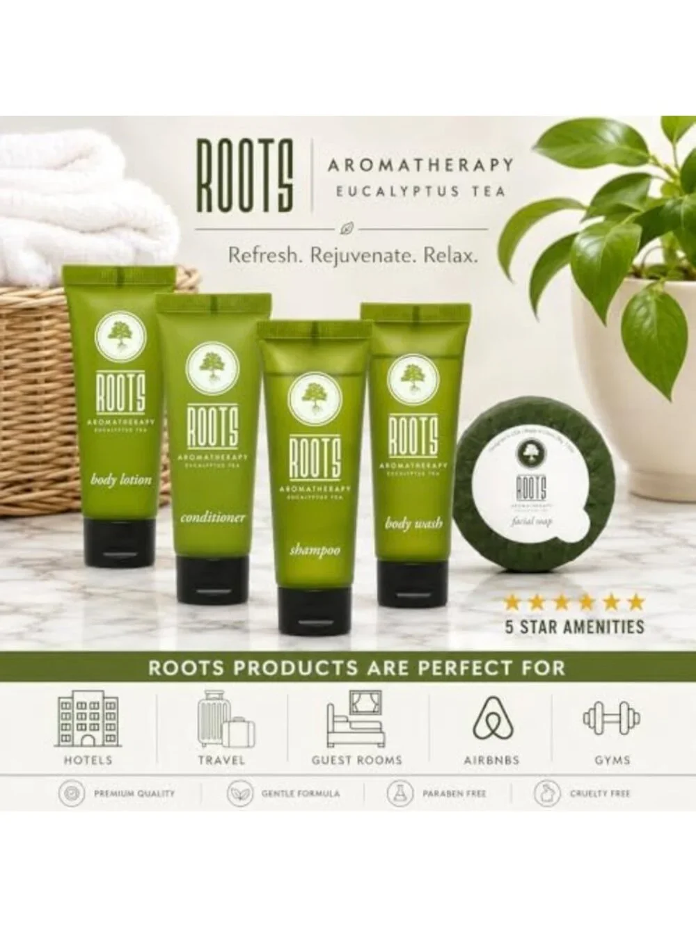 150-Piece Travel Size Toiletries Set for Airbnb Hosts | Shampoo, Conditioner